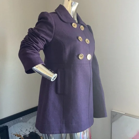 ❌SOLD❌ Juicy Couture Wool Peacoat - Picture 4 of 7